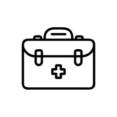 Icon of a doctorchest / first aid kit