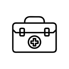 Icon of a doctorchest / first aid kit