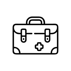 Icon of a doctorchest / first aid kit