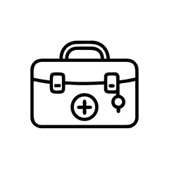 Icon of a doctorchest / first aid kit