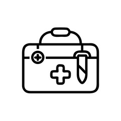 Icon of a doctorchest / first aid kit