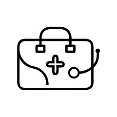 Icon of a doctorchest / first aid kit