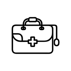 Icon of a doctorchest / first aid kit