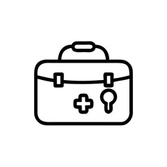 Icon of a doctorchest / first aid kit