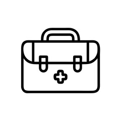 Icon of a doctorchest / first aid kit