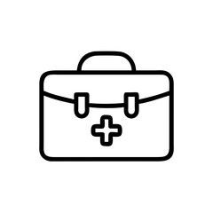 Icon of a doctorchest / first aid kit