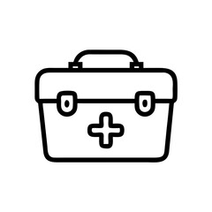 Icon of a doctorchest / first aid kit