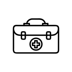 Icon of a doctorchest / first aid kit