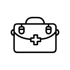 Icon of a doctorchest / first aid kit