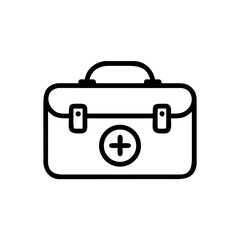 Icon of a doctorchest / first aid kit