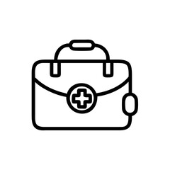 Icon of a doctorchest / first aid kit