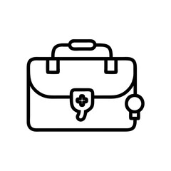 Icon of a doctorchest / first aid kit