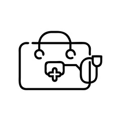 Icon of a doctorchest / first aid kit