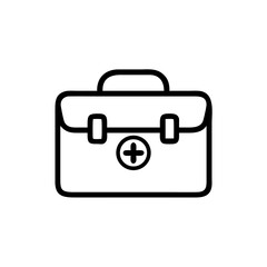Icon of a doctorchest / first aid kit