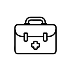 Icon of a doctorchest / first aid kit
