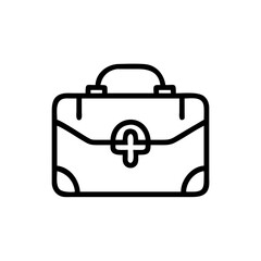 Icon of a doctorchest / first aid kit