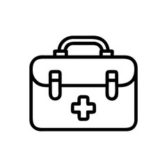 Icon of a doctorchest / first aid kit