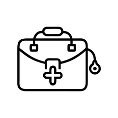 Icon of a doctorchest / first aid kit