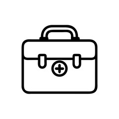 Icon of a doctorchest / first aid kit