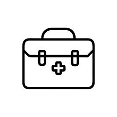 Icon of a doctorchest / first aid kit