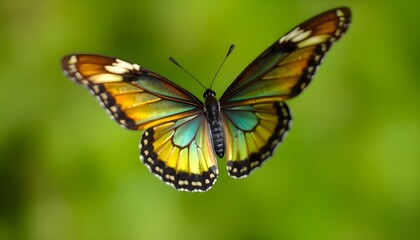 Obraz premium colorful butterfly flying through the air