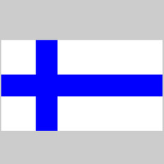 Naklejka premium flag of finland