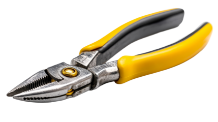High-quality pliers for various repair tasks. transparent background