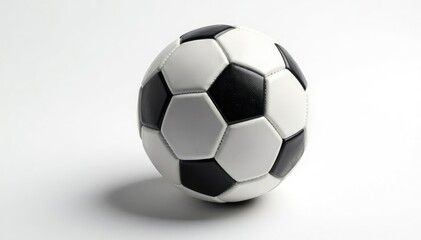 Fototapeta premium High-angle view of football against white backdrop , field, strategy