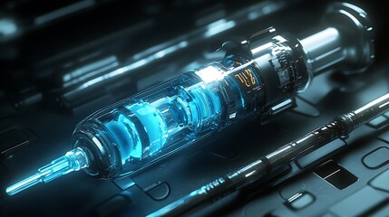 Futuristic Medical Syringes with Advanced Designs for Precision Healthcare and Technological Innovation