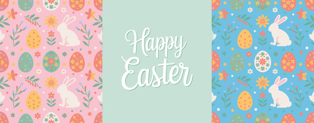 vector, pattern, easter, card, illustration, design, flower, spring, bird, cartoon, set, decoration, nature, baby, egg, floral, pink, seamless, wallpaper, holiday, art, summer, greeting, leaf, ornamen