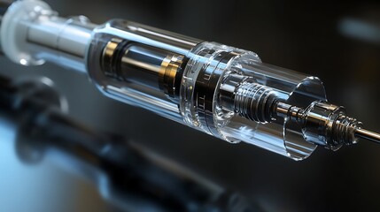 Futuristic Syringe Designs Showcasing Precision and Advanced Medical Technology