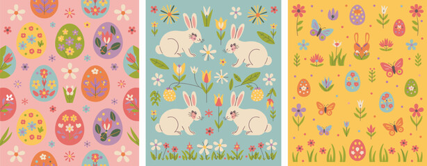 Easter poster, Easter banner, banner, Easter clipart, happy Easter, Easter 2025, 2025, Easter celebration, easter sublimation, easter card, easter, bunny, rabbit, egg, card, spring, cartoon, holiday, 