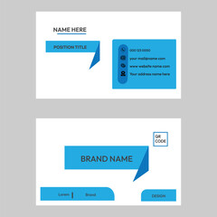 Vector creative modern business card design template