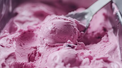 Blackberry Cheesecake Cottage Cheese Ice Cream,generate AI