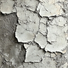 Fototapeta premium Cracked paint texture urban wall close-up image textured surface natural lighting visual contrast