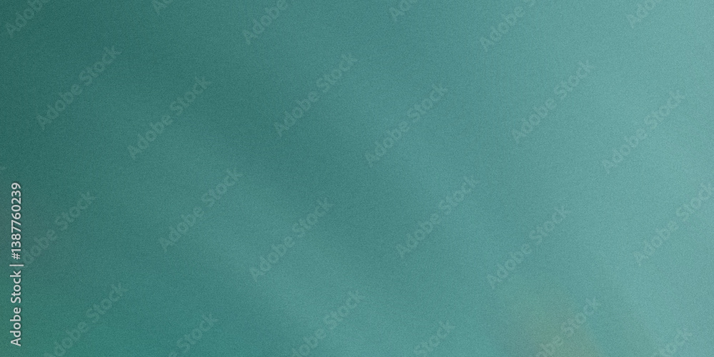 Poster a soft gradient background transitioning from dark green to light teal creating a smooth color blend