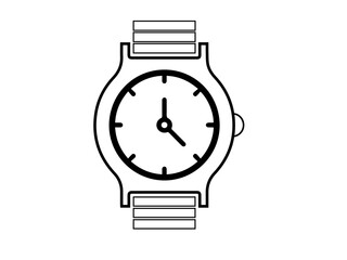 Wristwatch lineart