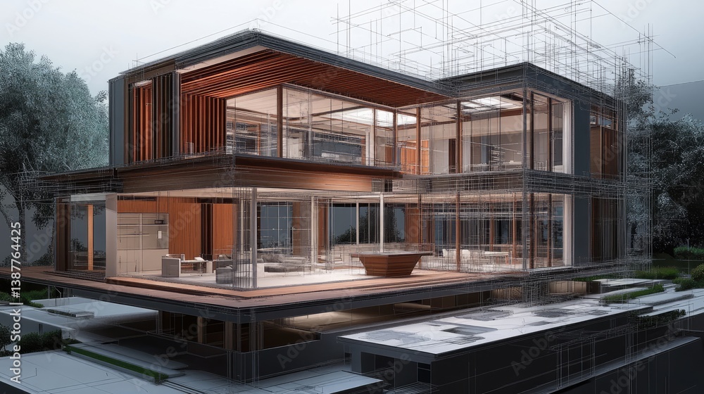 Poster cad software interface showing structural floor plans and beam schedules