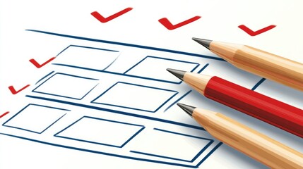 Company update document with summary points emphasized and checklist visible