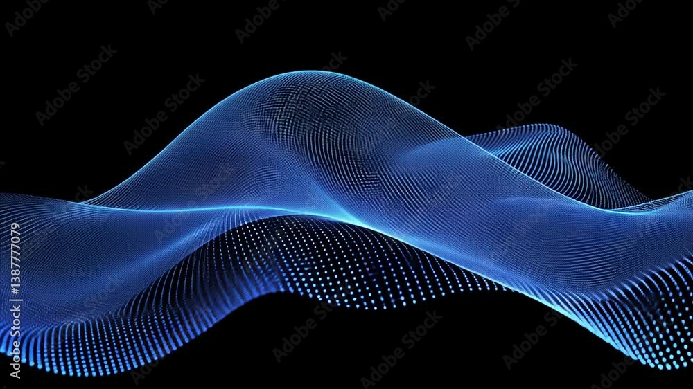 Poster modern abstract background featuring wavy line patterns and curves generative ai