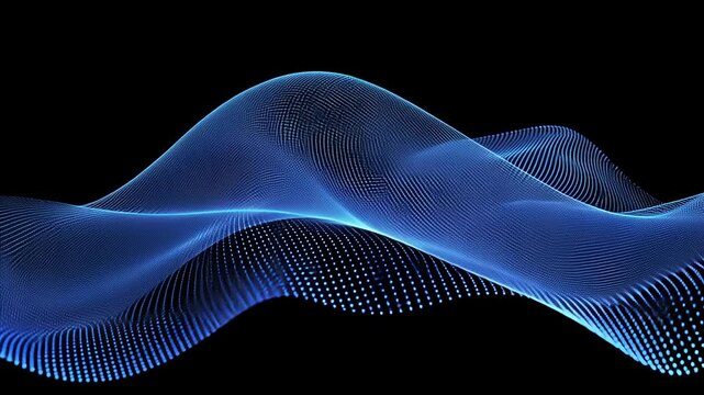 Modern Abstract Background Featuring Wavy Line Patterns and Curves Generative AI