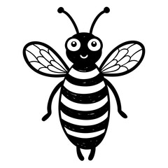 Bee cartoon character
