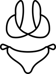 Bikini Vector Stock Icon
