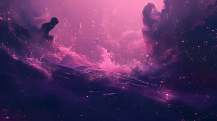 Obraz premium Galaxy Splash illustration background