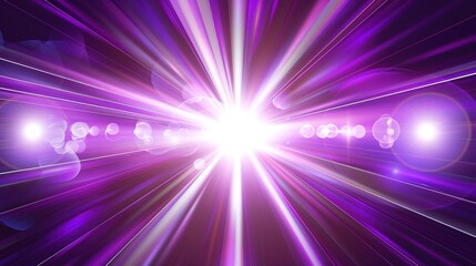 Obraz premium abstract background with glowing violet and purple lens flares