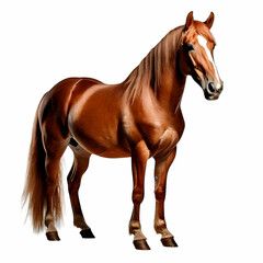 Obraz premium horse isolated on white background