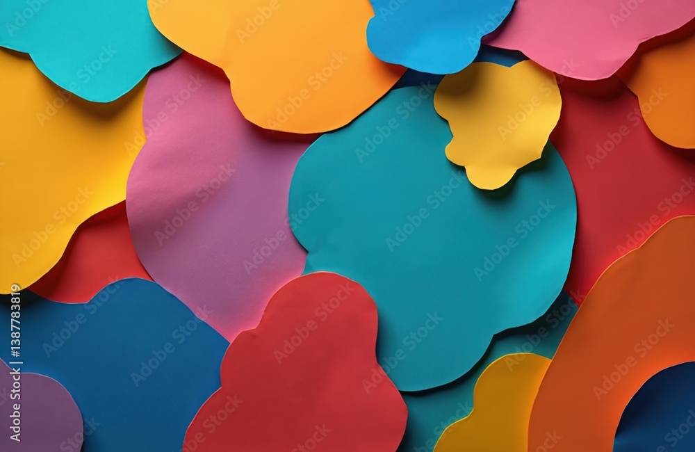 Aufkleber abstract colorful paper texture background. bright pastel rainbow many-coloured pattern design. arti