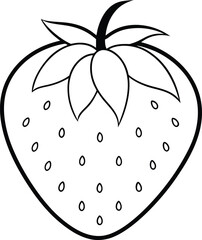 vector illustration of a strawberry