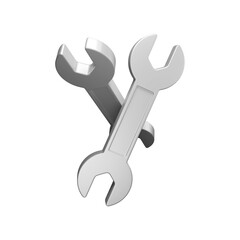 Tilted Crossed Wrenches 3D Design