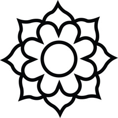 abstract flower vector illustration